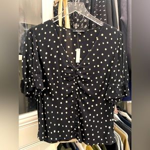Madewell Polka Dot Blouse